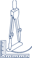 製図道具の図