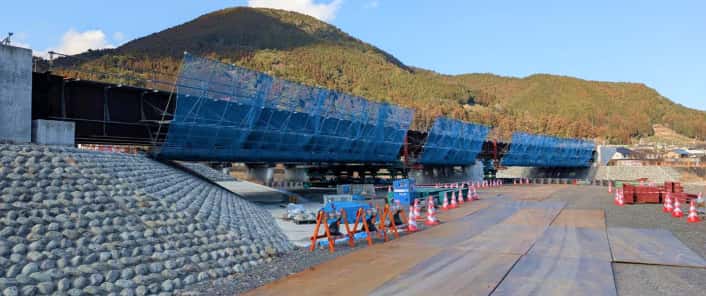 静岡県　川根本町 国道新橋架設工事
